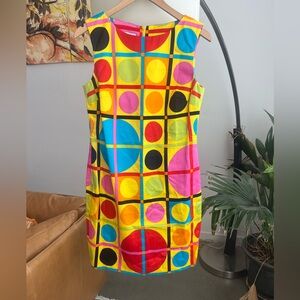 Laurèl Retro 90s Colourful Dot Print Dress